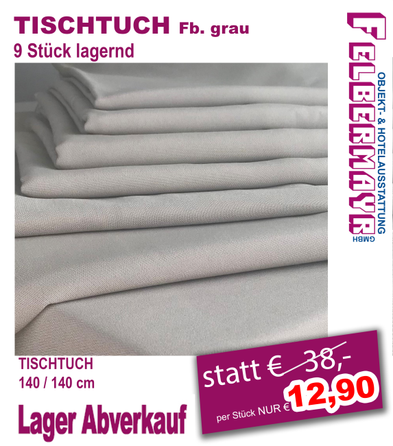 TISCHTUCH Fb. grau